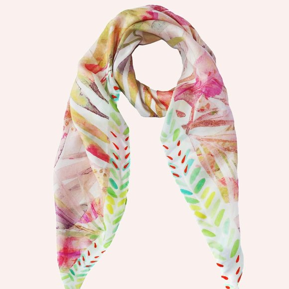 NWT 100% Baby Pink 100% Silk Bandana - Picture 1 of 3